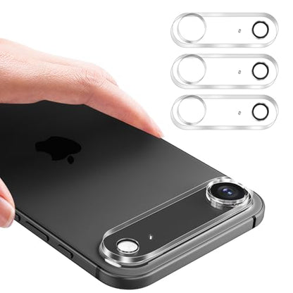 3PCS Rear Back Camera Lens Protector Tempered Glass for iPhone 17 Air- HD Clear Full Coverage Guard - color: for iPhone 17 Air