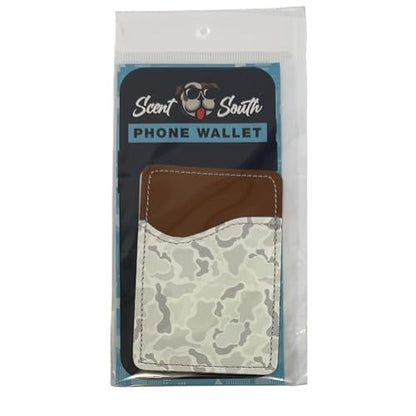 Scent South Ice Camo Phone Wallet With Adhesive Back - color: Ice Camo