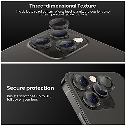 Tensea Camera Lens Protector Ring for iPhone 13 Pro - iPhone 13 Pro Max - color: Graphite