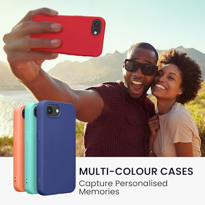 kwmobile Case Compatible with Apple iPhone 17e / iPhone 16e Case - Soft Slim Protective TPU Silicone Cover - Dark Pink Matte - color: dark pink matte