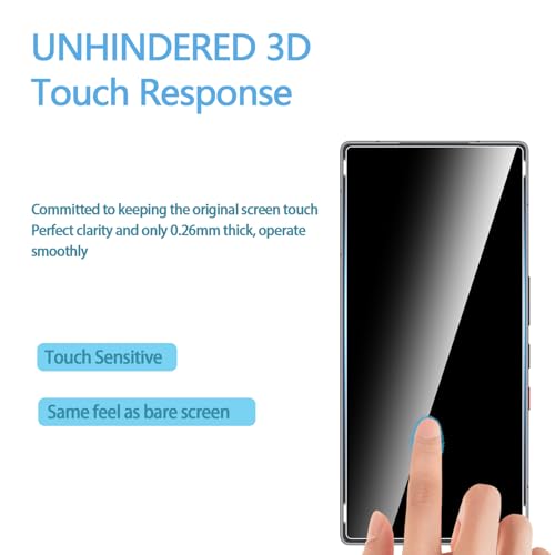 Anoowkoa 3 Pack Compatible with ZTE Nubia RedMagic 11 Pro/RedMagic 11 pro+/RedMagic 11 Plus Screen Protector Tempered glass film.Anti-Breakage.Anti-Scratch No Bubbles 9H Hardness.Easy to install - color: Nubia RedMagic 11 Pro/Plus