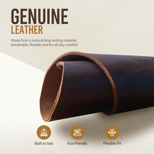 Top Grain Leather Cell Phone Holster Belt Pouch with Belt Clip Loop - color: Coffee