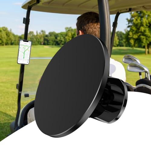Strong Magnetic Golf Cart Phone Holder, 360° Rotatable Phone Mount, Compatible with MagSafe iPhone 17/16/15/14/13 Pro/Max/Plus, Must-Have Golf Accessories for Golfers Men