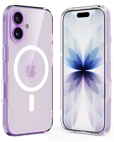 Crystal Fit Magnetic Clear Case for iPhone 17, Compatible with MagSafe, Anti Yellowing, Slim Protective Cover - size: iPhone 17