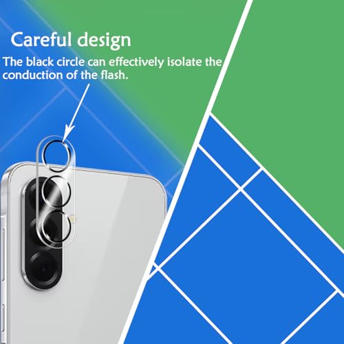 BIGFACE Galaxy A17 Tempered Glass Screen Protector + Camera Lens Protector [2 + 2 Pack][Case Friendly][Anti-Scratch][Ultrasonic Fingerprint Unlock] HD Protective Film for Samsung Galaxy A17 - size: Galaxy A17(6.7")