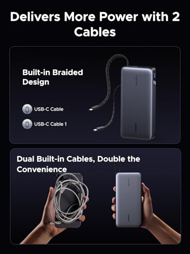 UGREEN Nexode 25000mAh 165W Built-in USB-C Power Bank for iPhone 18 Pro