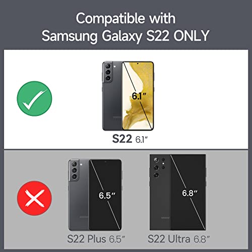 LVFAN 4700mAh Backup Portable Charger Phone Case for Samsung Galaxy S22 | 6.1" Fast Wireless Charging External Portable Charge Case