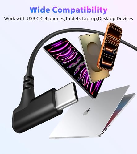 USB C Earbuds Wired Headphones Small Ear Buds with Mic for Apple/Android - color: Purple