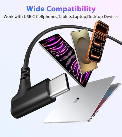 USB C Earbuds Wired Headphones Small Ear Buds with Mic for Apple/Android - color: Purple