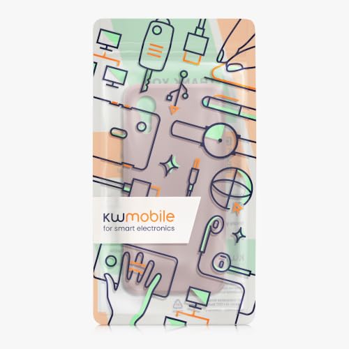 kwmobile Case Compatible with Samsung Galaxy Xcover7 Case - Soft Slim Protective TPU Silicone Cover - Nude Lilac - color: Nude lilac
