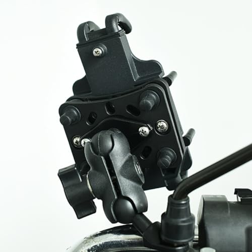 Motorcycle Phone Holder with Shock Absorber Motorbike Phone Support for Bike Handlebar Vibration Dampening for Cyclists