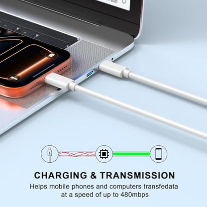 iPhone 17/Air Charger Fast Charging,[MFi Certified] 40W USB C Power Adapter Wall Charging Block Plug&USB C to C Cable Cord for iPhone 17e/17 Pro Max/16/16 Plus/16 Pro Max/15/iPad/AirPods - size: 3FT