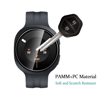 5 Pack Tempered Glass for Samsung Galaxy Watch 9 44mm Screen Protector,9H Hardness,Ultra Resistant,Anti-Fingerprints,No Bubbles,HD-Clear,Full Coverage Watch Film for Galaxy Watch 9 44mm - color: Samsung Galaxy Watch 9 44mm