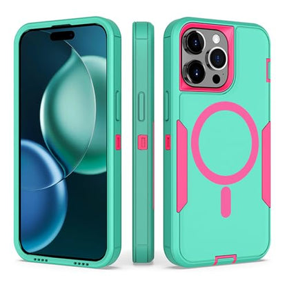 Designed for iPhone 11 Pro Max Case,Green Rose | Compatible with MagSafe,Double protection,Tough Durable,Detachable back clip,Dustproof,No Fading,No Yellowing,Non-Slip - color: Green Rose, size: iPhone 11 Pro Max 6.5"