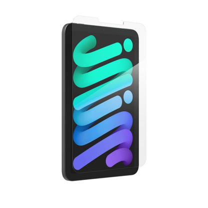 ZAGG Glass Elite Screen Protector for iPad Mini 8.3" (A17 Pro) - 5X Stronger, Smudge-Free Tempered Glass with Recycled Glass, Easy Installation, Scratch Resistant, Eco-Friendly - size: iPad mini 8.3-inch (Gen 6), style: Glass Elite
