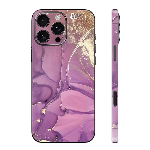 Skin Wrap Compatible with 13/14/15/16/17 Pro Max (Purple, 16 Pro Max) - color: Purple, size: 16 Pro Max