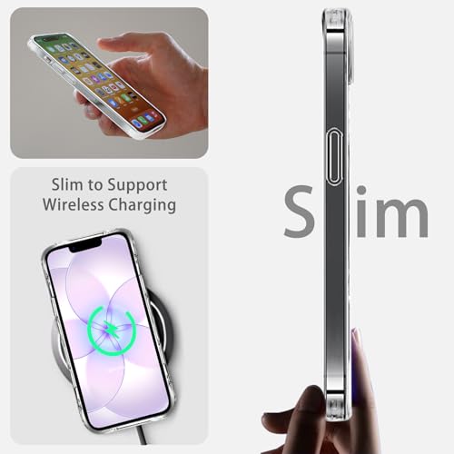JJGoo for iPhone 17e Case and for iPhone 16e Case Clear, Transparent Shockproof Hard PC Back Protective Cover Bumper Phone Case for iPhone 16e / 17e - color: Clear