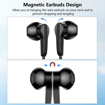 90° Angled USB C Headphones for iPhone Duo 18 17 16 15 Pro Max Wired Earbud - color: Black