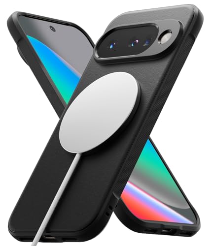 Ringke Onyx Designed for Google Pixel 10 Case [Compatible with MagSafe and Pixelsnap] Oil & Dirt Resistant Enhanced Grip Non-Slip Texture Lightweight Cover - Magnetic Black - color: Magnetic Black, size: Pixel 10