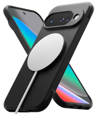 Ringke Onyx Designed for Google Pixel 10 Case [Compatible with MagSafe and Pixelsnap] Oil & Dirt Resistant Enhanced Grip Non-Slip Texture Lightweight Cover - Magnetic Black - color: Magnetic Black, size: Pixel 10