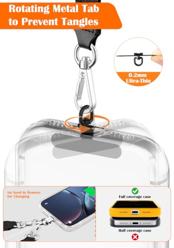 takyu Phone Strap Crossbody with Detachable RFID Wallet - color: Black White Checkered