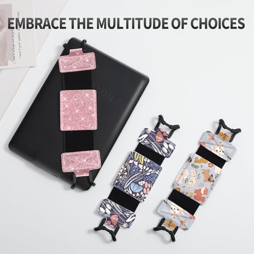 MoKo Soft Hand Strap for 6-8" Kindle eReaders Fire Tablet,Flash Light Pink - color: Flash Light Pink, style: Soft Pu Strap