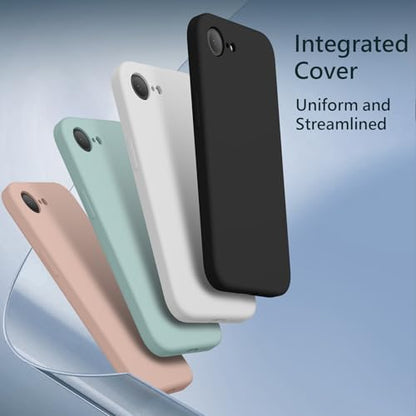 FireNova Magnetic for iPhone 17e Case/iPhone 16e Case, Compatible with MagSafe, [Silicone Camera Protection] Microfiber Lining Phone Case, 6.1", Black - color: Black, size: Iphone 17e/Iphone 16e