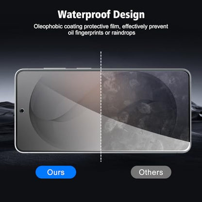 2+2 Pack for Samsung Galaxy S26+/S26 Plus Privacy Screen Protector with Camera Lens Protector, Anti Spy Tempered Glass Protection Film 9H Hardness, Scratch Resistant, Case Friendly