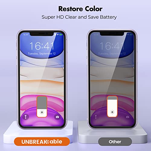 UNBREAKcable Privacy Screen Protector for iPhone 11/XR, 2-Pack - size: iPhone 11/XR