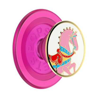 PopSockets Phone Grip for MagSafe, Magnetic Holder- Carousel Pony - color: Carousel Pony, style: MagSafe