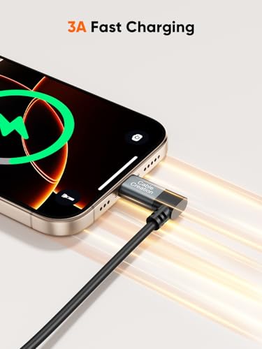 CableCreation Coiled USB A to C 60W Fast Charging Cable Max 5FT for CarPlay - style: Angle A to C