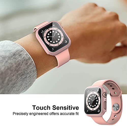 Diruite for Apple Watch Series 9/8/7/6/5/4 SE 41mm Case-Rose Gold*2 - color: Rose Gold, size: 41 mm - Series 9/8/7/6/5/4/SE/SE 2