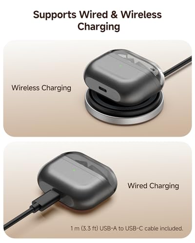 Repelacement Wireless Charging Case Compatible with Samsung Galaxy Buds3 FE