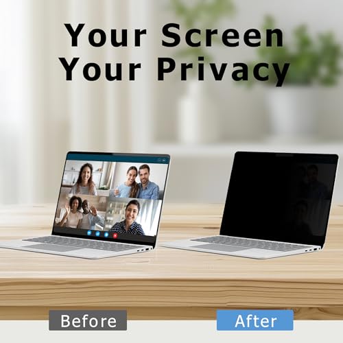 Adeway Privacy Screen Protector for Surface Laptop 6/5/4/3/2/1 13.5 Inch - size: Laptop 6/5/4/3/2/1 13.5"
