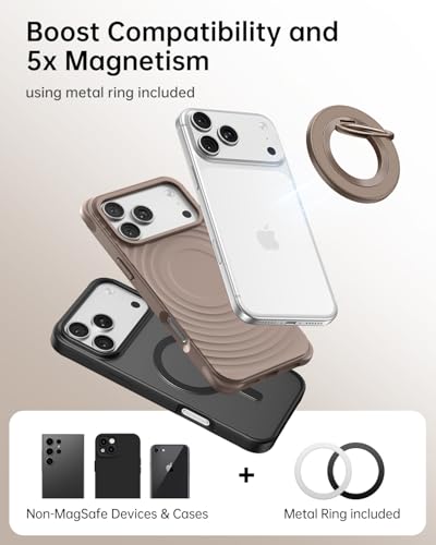 SYNCWIRE for MagSafe Phone Grip, Magnetic Phone Ring Holder - color: Desert Gold