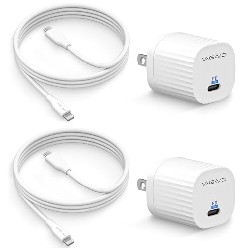[Apple MFi Certified] 2Pack iPhone 14 Charger Fast Charging,20W USB C Block - size: 2Pack 3.3FT