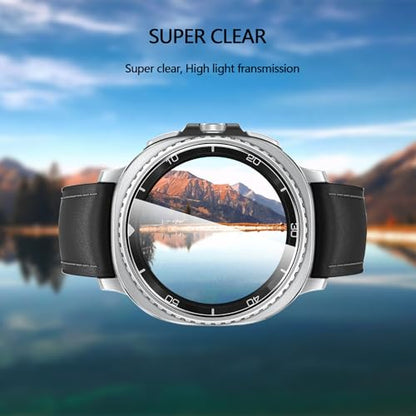 Anoowkoa 4 Pack Premium Screen Protector for Samsung Galaxy Watch 8 CLASSIC 46mm Tempered Glass Film，9H Hardness,Ultra Resistant,Anti-Fingerprints,No Bubbles,HD-Clear,Easy Install - color: Galaxy Watch 8 Ultra 46mm