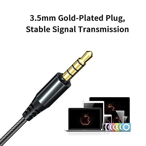 Dual Driver Wired Headphones 3.5mm Jack Earphones Plug in Ear Buds