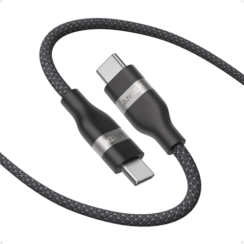 Anker Nano USB C to USB C Cable, 240W Fast Charging Cable (Black, 10ft) - color: Black, size: 10ft
