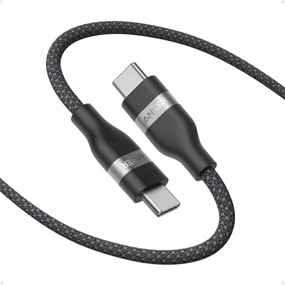 Anker Nano USB C to USB C Cable, 240W Fast Charging Cable (Black, 3ft) - color: Black, size: 3ft