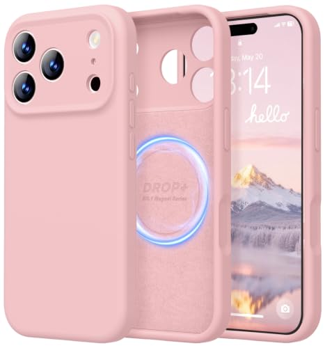 LOVE 3000 Magnetic for iPhone 17 Pro Max Case Silicone, Pink Sand - color: Pink Sand, size: iPhone 17 Pro Max 6.9inch