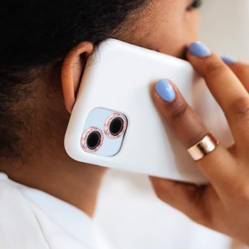 ARTIBETTER 2pcs Anti-scratch Camera Lens Protectors for Delicate Light Pink Phone Lens Covers with Fingerprint and Dirt Resistance Easy Installation and Protection
