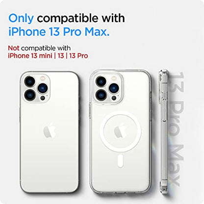 Spigen for iPhone 13 Pro Max Case, Ultra Hybrid MagFit [Anti-Yellowing] [Compatible with Magsafe] - Clear - color: Clear, size: iPhone 13 Pro Max
