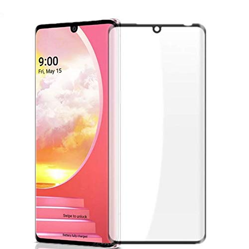 Screen Protector for LG Velvet - [2pack] 3D Curved Full Coverage Screen Tempered Glass Anti-Scratch 9H Protective Glass for LG Velvet/LG G9 - color: Clear