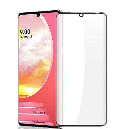Screen Protector for LG Velvet - [2pack] 3D Curved Full Coverage Screen Tempered Glass Anti-Scratch 9H Protective Glass for LG Velvet/LG G9 - color: Clear