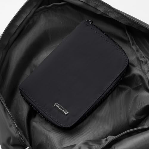 Travelon RFID Blocking Passport Zip Wallet - color: Black