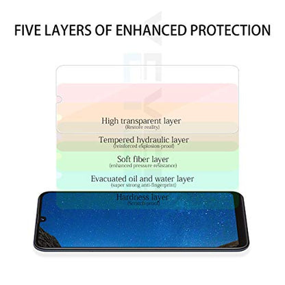 Galaxy A50/A30/A20 Screen Protector, [2 Pack] HD-Clear Tempered Glass Screen Protector [9H Hardness][Bubble-Free][3D Glass] Screen Protector Glass For Samsung Galaxy A50/A30/A20 - size: Galaxy A50/A30/A20
