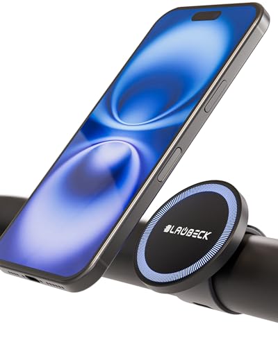 Magnetic Bike Phone Mount for MagSafe, Stroller Holder, Fits Peloton