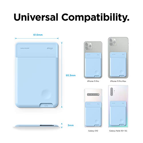 elago Phone Card Holder for Smartphones - color: Pastel Blue