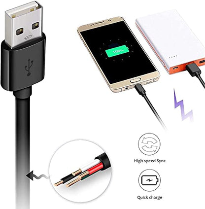 DEEGO Micro USB Cable, 2Pack Extra Long Android Charger Cable 10Ft 6Ft
